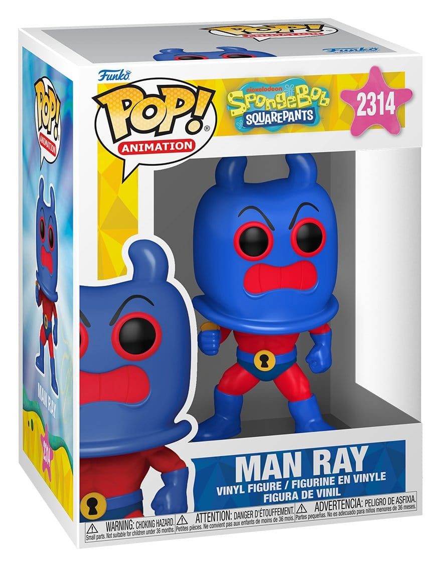 Funko Merchandise-Figur SpongeBob Schwammkopf POP! Animation Vinyl Figur Man Ray 9 cm