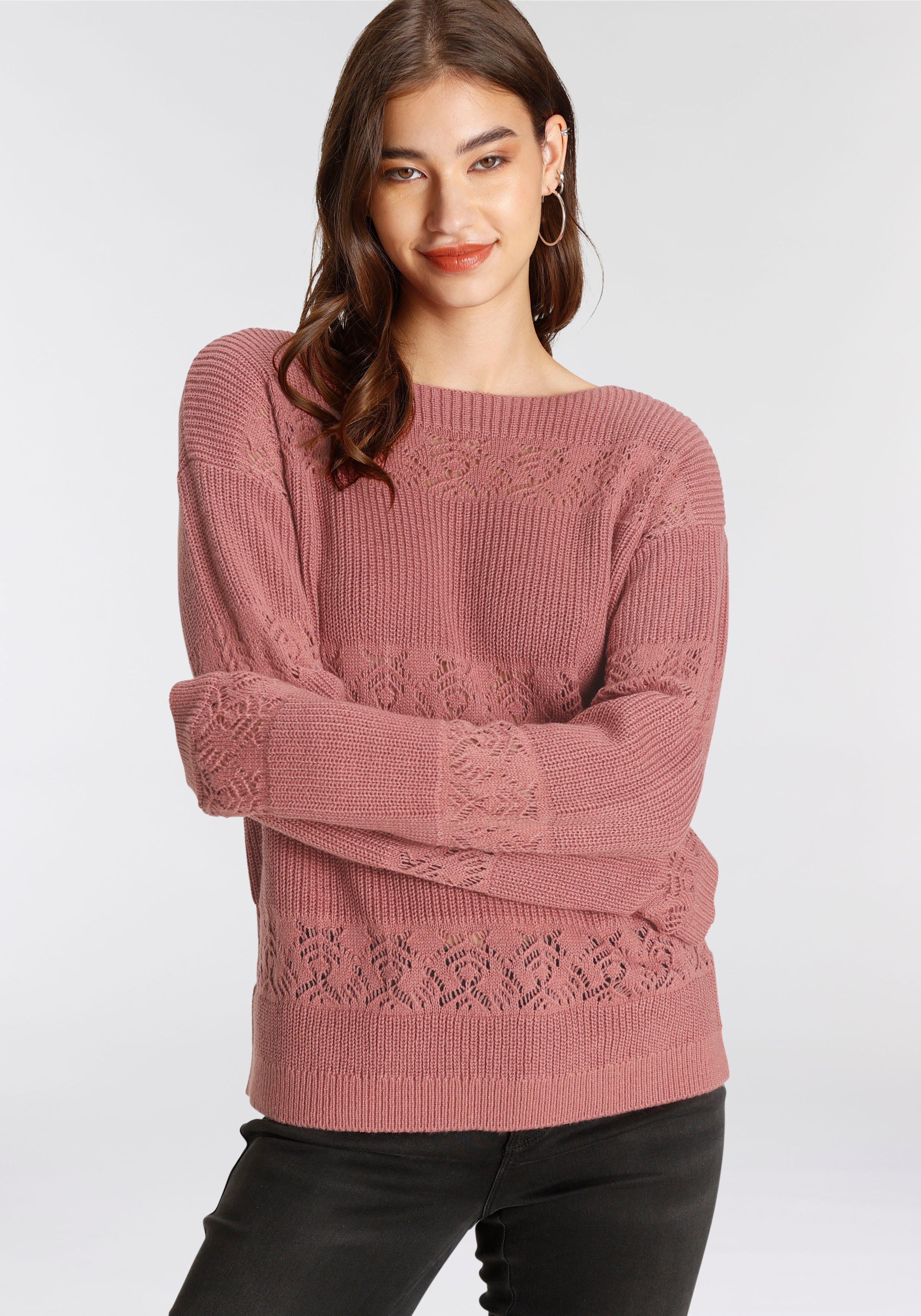 NEUE Laura Strickpullover mit Ajour-Muster KOLLEKTION Scott -