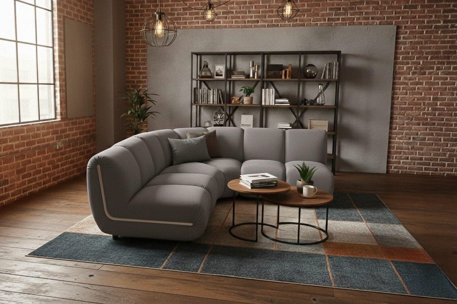 KAWOLA Sofa LAYLA – Modulares Sofa 3-tlg. – Ecksofa Samt – wandelbare Couch, Flexibel kombinierbar, bequemer Velvet-Bezug, hoher Sitzkomfort