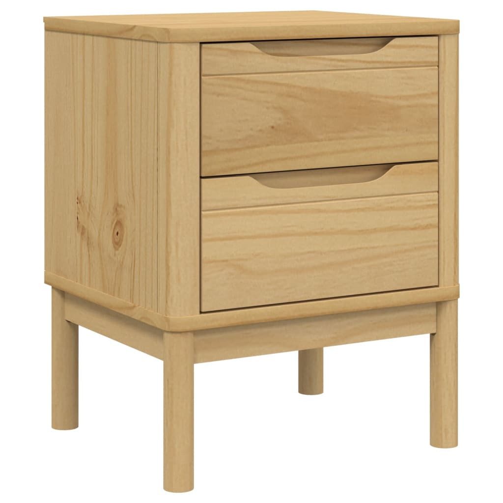 vidaXL Nachttisch Nachttisch Wachsbraun 45x39x57 cm günstig online kaufen