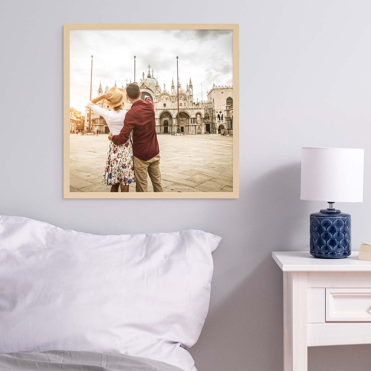 PHOTOLINI Bilderrahmen Bilderrahmen 50x50 Poster-Rahmen, zum Aufhängen, (1 günstig online kaufen