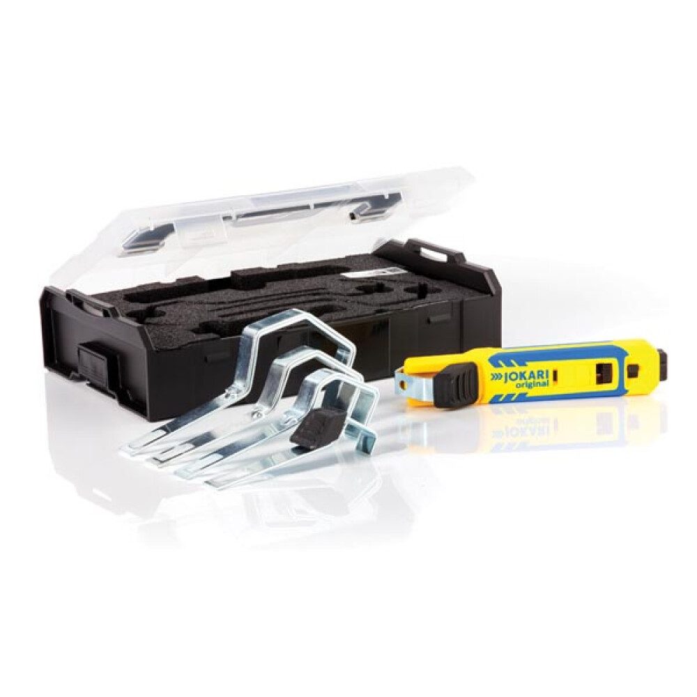 Jokari Abisolierzange Jokari - Kabelmesser System 4-70 Set, Gelb, 1-tlg.