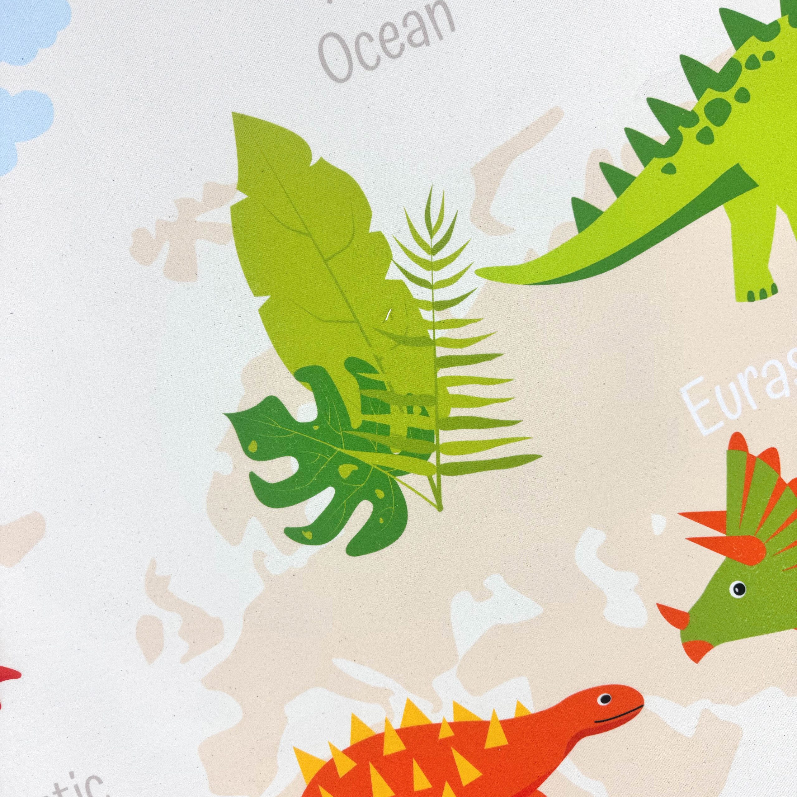 TeppichHome24 Kinderteppich Rutschfester Kinderzimmerteppich mit Dinomuster günstig online kaufen