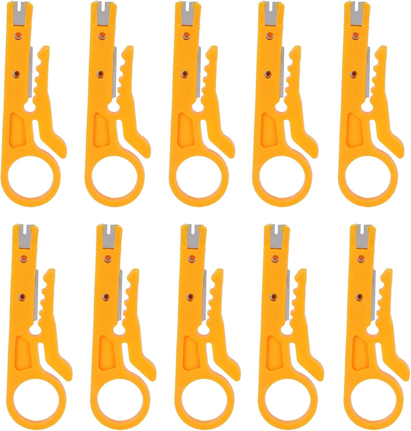 FELIXLEO Abisolierzange Mini Netzwerk Abisolierzange für CAT5 CAT6 Kabel Elektriker, 1-tlg.