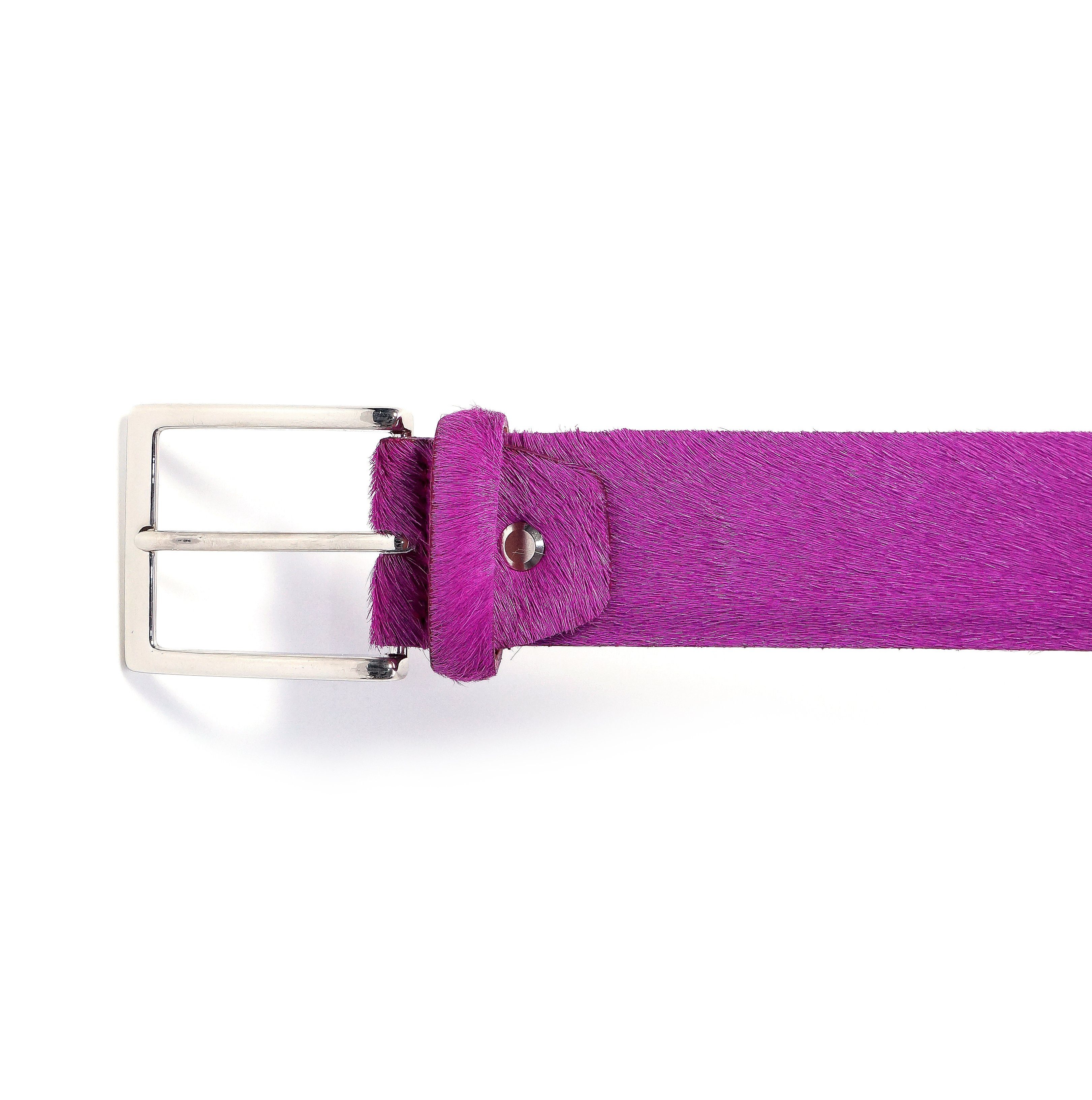 Chiccheria Brand Ledergürtel Fellgürtel, MADE IN ITALY