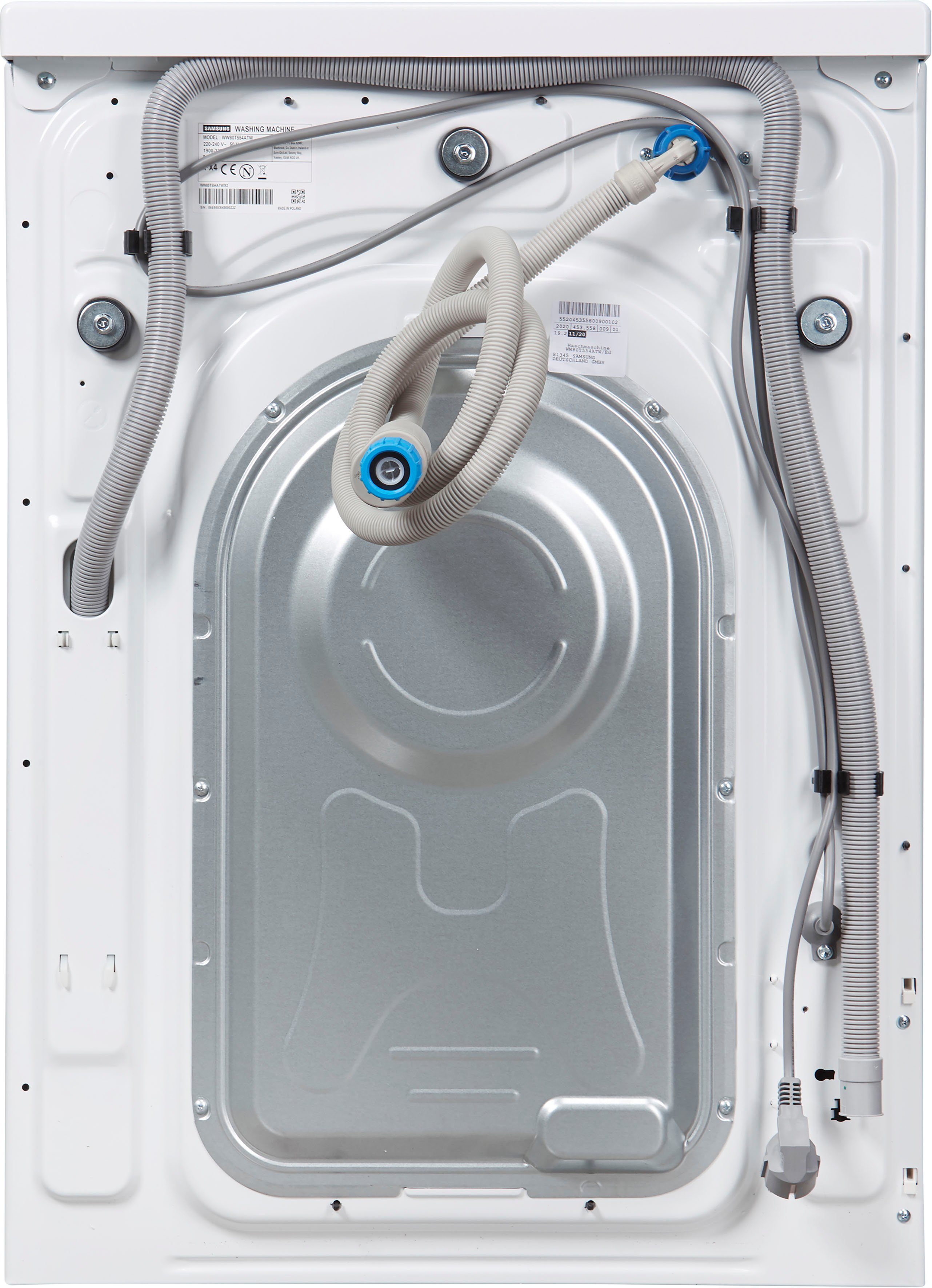 Samsung Waschmaschine WW5500T WW80T554ATW, 1400 U/min, AddWash™ 8 kg