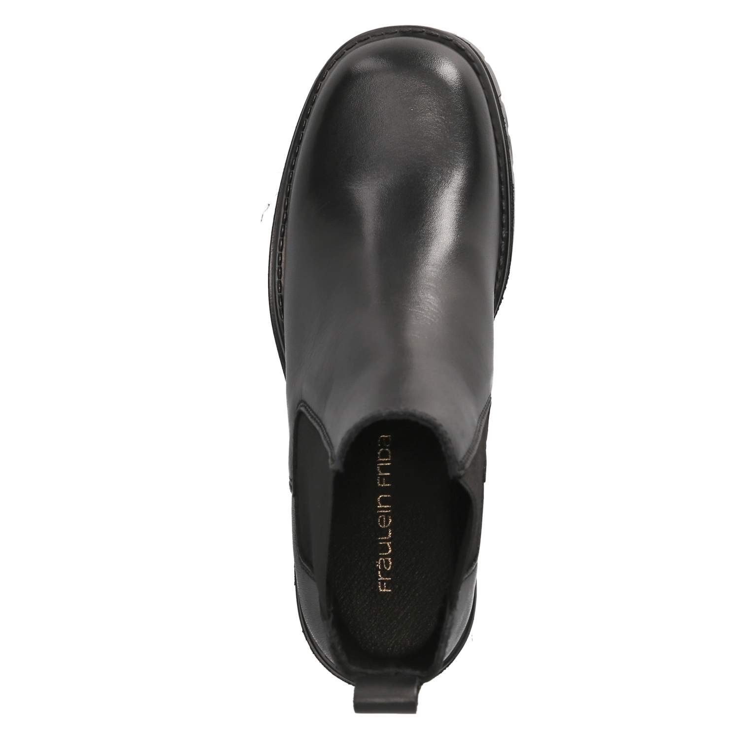 Fräulein Frida Fräulein Frida W1007 BLACK Damen Glattleder black Schlupfstiefel