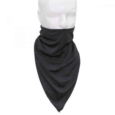 MFH Dreieckstuch Tactical Schal, schwarz, elastischem Gummiband