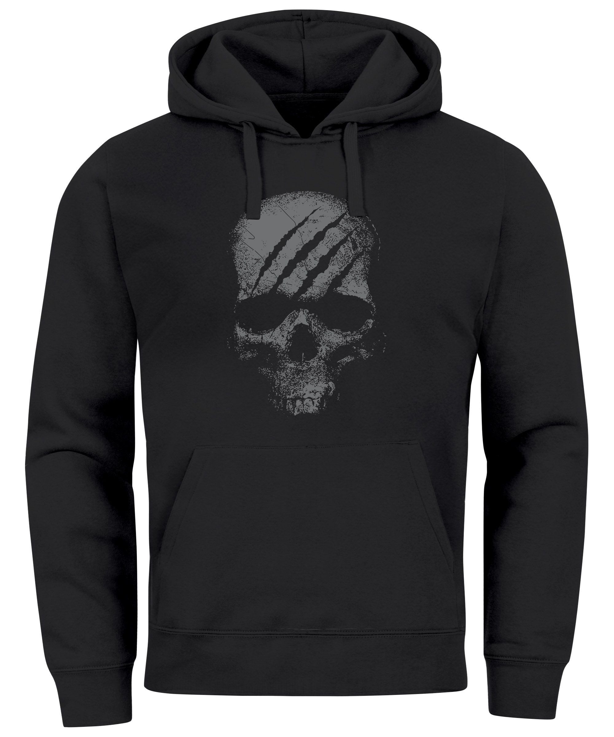 Neverless Hoodie Hoodie Herren Totenkopf Skull günstig online kaufen