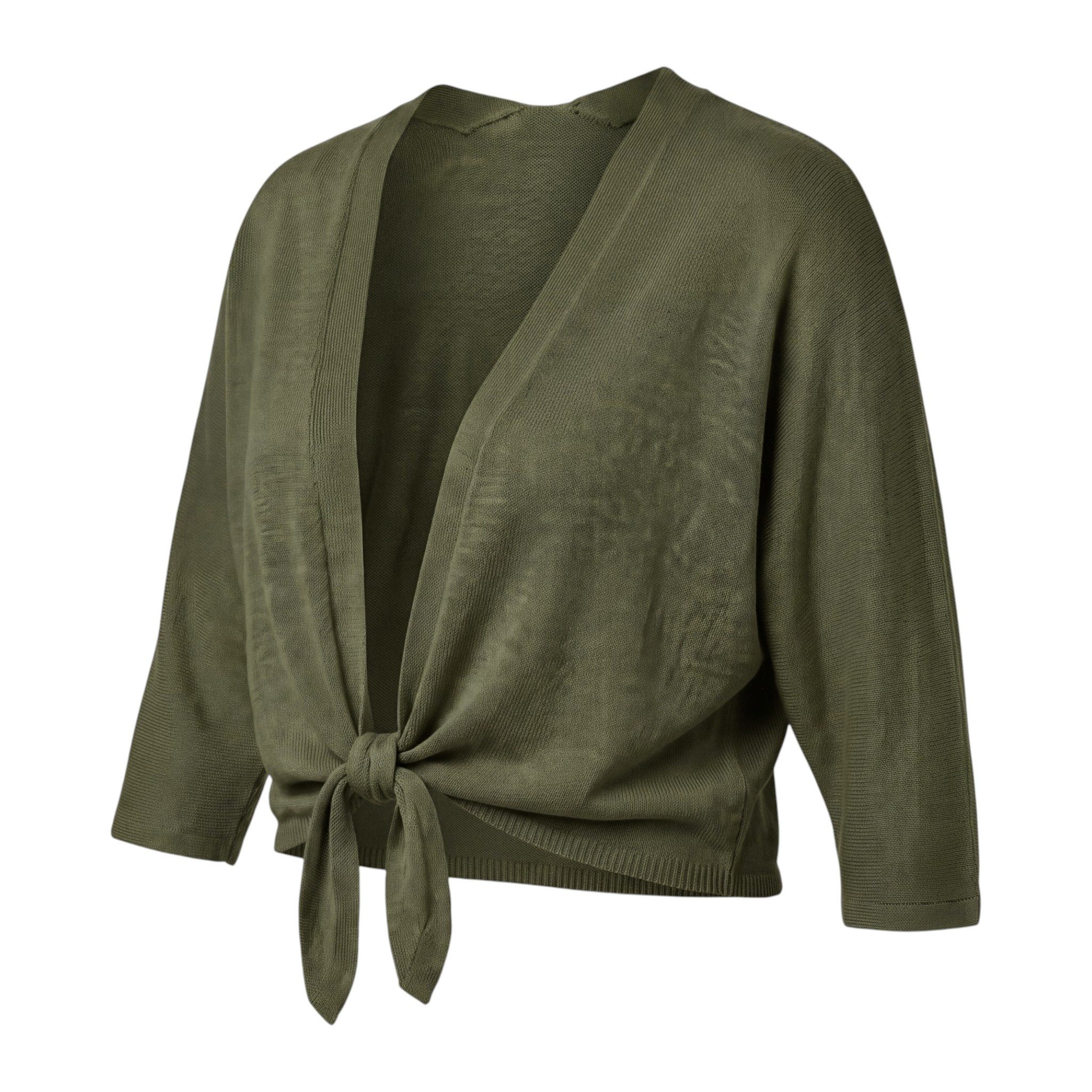 OriginalYou Bolero Cardigan Damen Feinstrick Jacke zum Binden 3/4 Arm Passend für 38/40 (relaxed), 42/44 (regular)