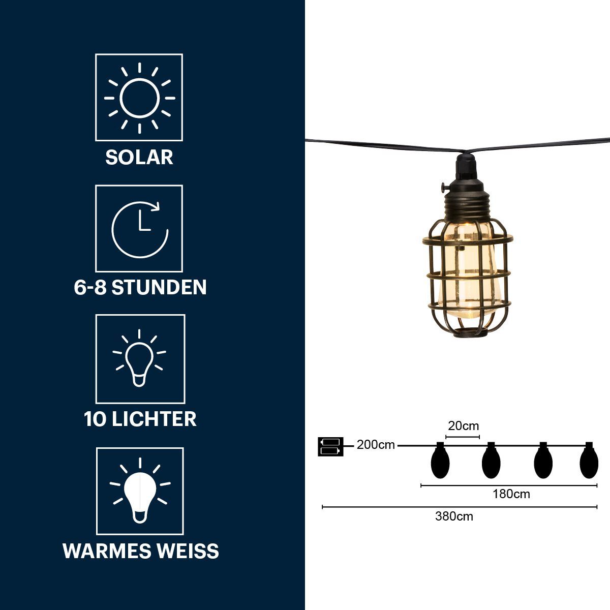 Grundig Lichterkette Grundig Solar Lichterkette