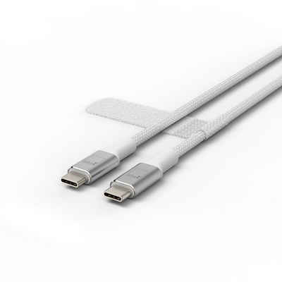 aha Ladekabel, Datenkabel, USB-C USB-C, 2,0 m, Weiß, USB-C-Kabel USB-Kabel, (200 cm)