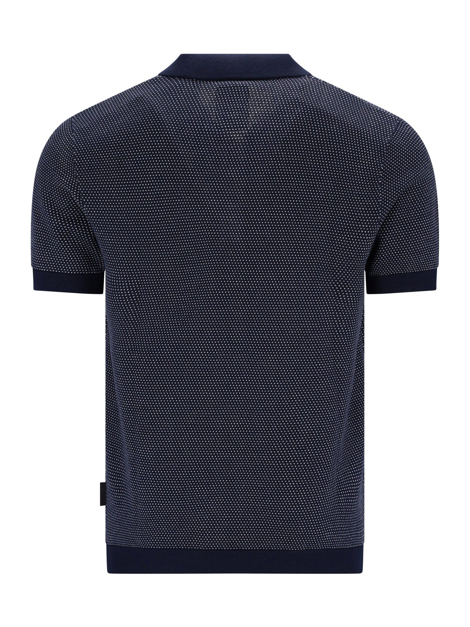Hajo Poloshirt Strickpolo in Blousonform mit Alloverjacquard