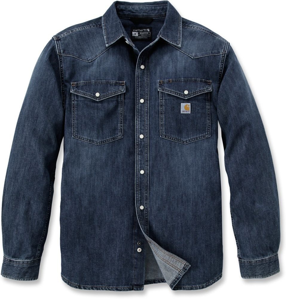 Carhartt Langarmhemd Denim L/S Snap 106429 günstig online kaufen