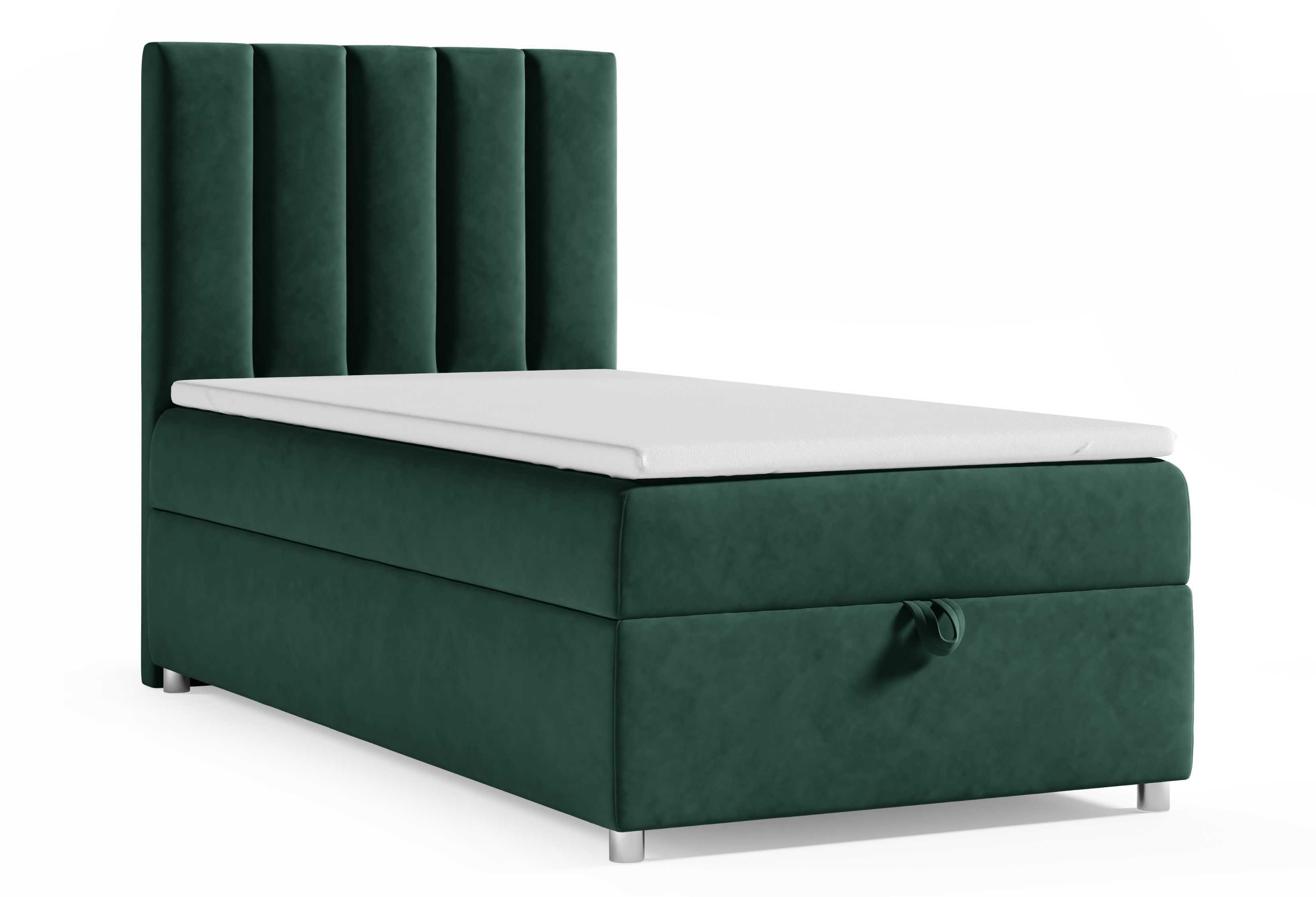 Best for Home Boxspringbett mit Bettkasten Trinity K-10 SINGLE Bonellfederkern inkl. Topper