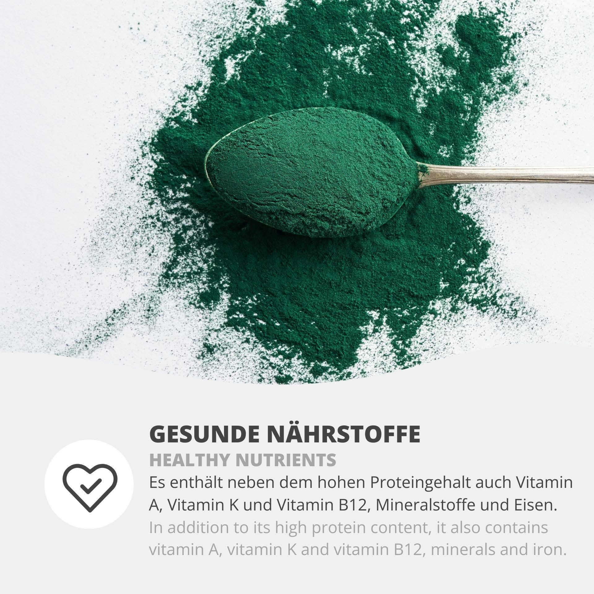 DistrEbution Spirulina Pulver 100g-25kg Superfood Algen Pulver, 100 g, Natürliches & Veganes Lebensmittel