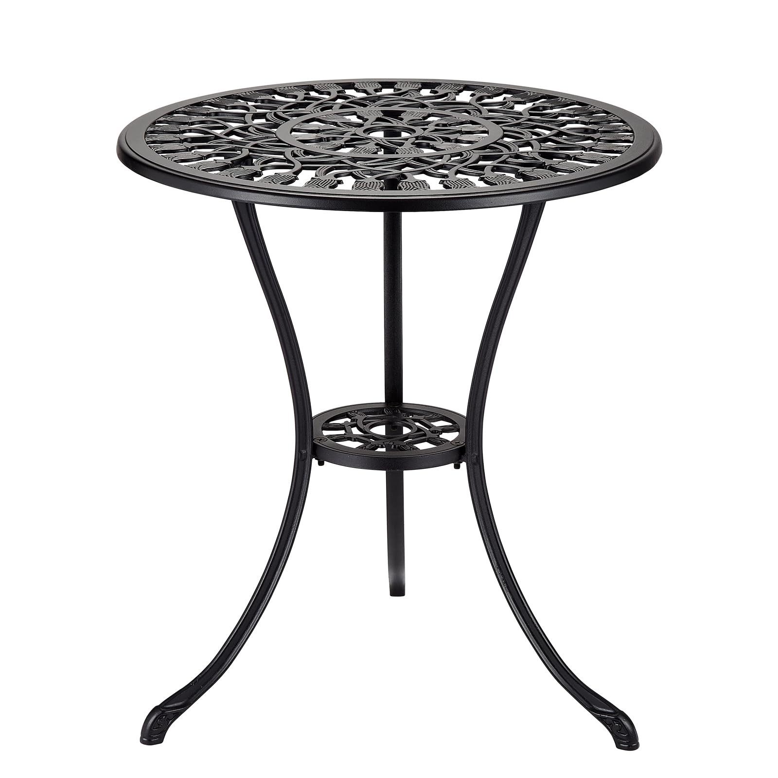 GarveeMore Gartentisch Balkontisch Bistrotisch Outdoor Aluminium günstig online kaufen
