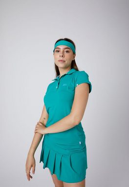 SPORTKIND Funktionsshirt Golf Poloshirt Damen & Mädchen smaragd grün