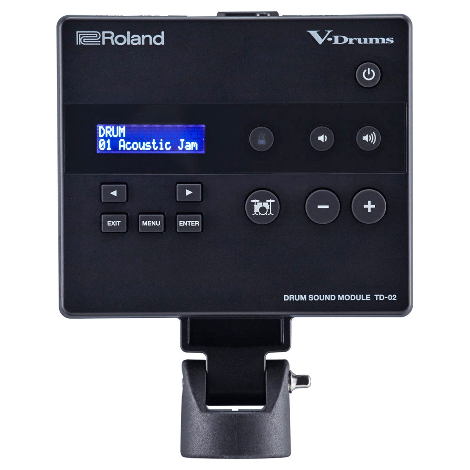 Roland Audio E-Drum Roland E-Drum TD-02KV Schlagzeug mit Monitor-Box und Kabel,E-Drum, Digital