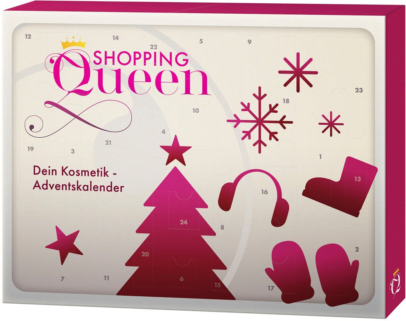 Adventskalender Adventskalender Shopping Queen (Packung, Dein Queen 24-tlg) Shopping Kosmetik- -