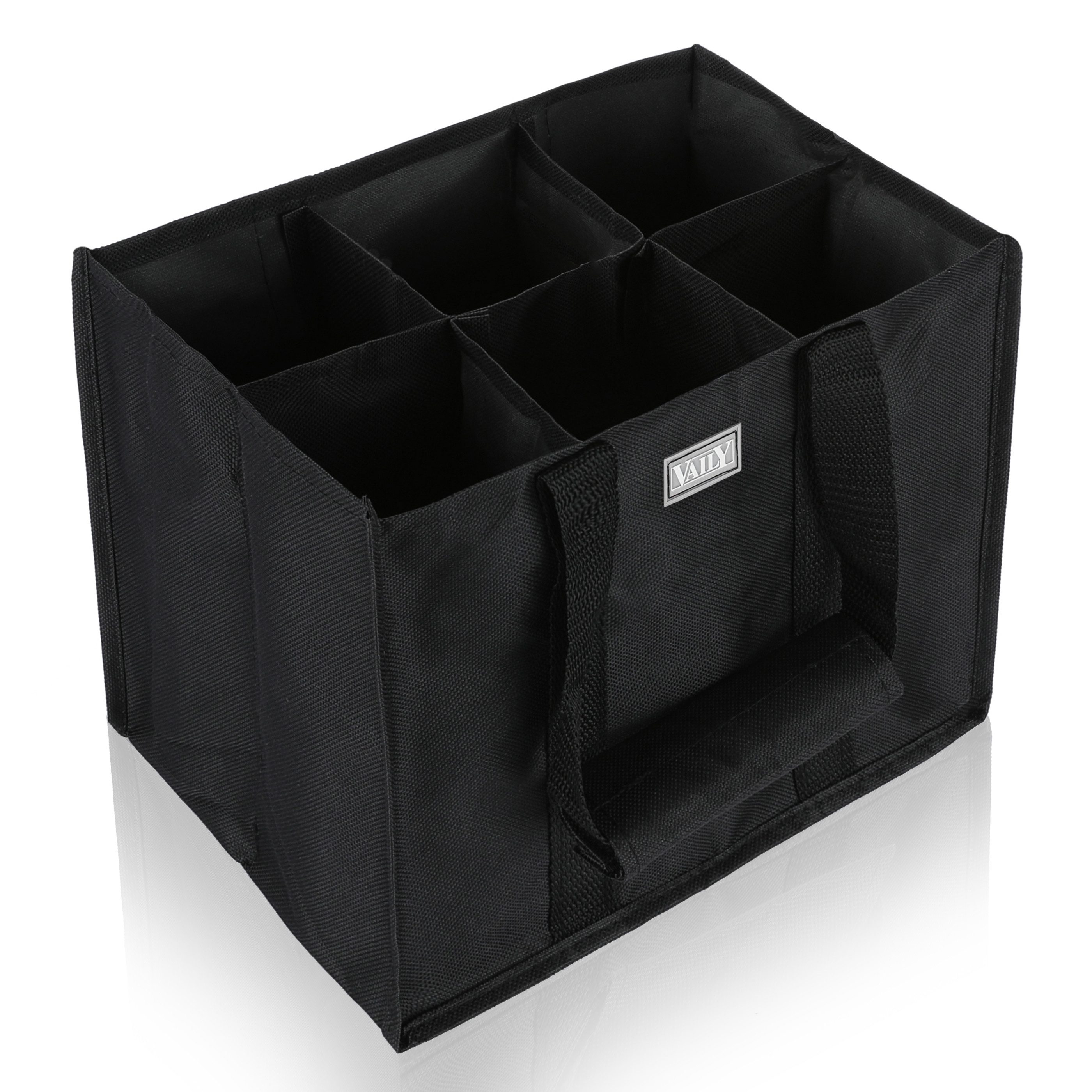 Vaily Flaschenkorb Flaschentasche mit 6 Fächern für max. 1,5 Liter Flaschen günstig online kaufen