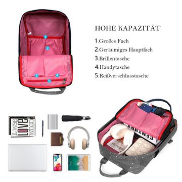TAN.TOMI Cityrucksack Cityrucksack Damen Schulrucksack mit Laptopfach für 15,6 Zoll Laptop, Ergonomisch, stilvolle Farben, leicht, vielseitige Taschen