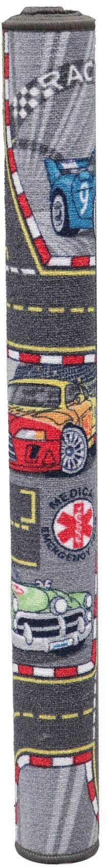 Primaflor-Ideen in Textil Kinderteppich Spielteppich CARS, rechteckig, Höhe: 6,5 mm, Kurzflor, Straßen-Spiel-Teppich, Motiv Autos, Kinderzimmer – Bild 4 von 5
