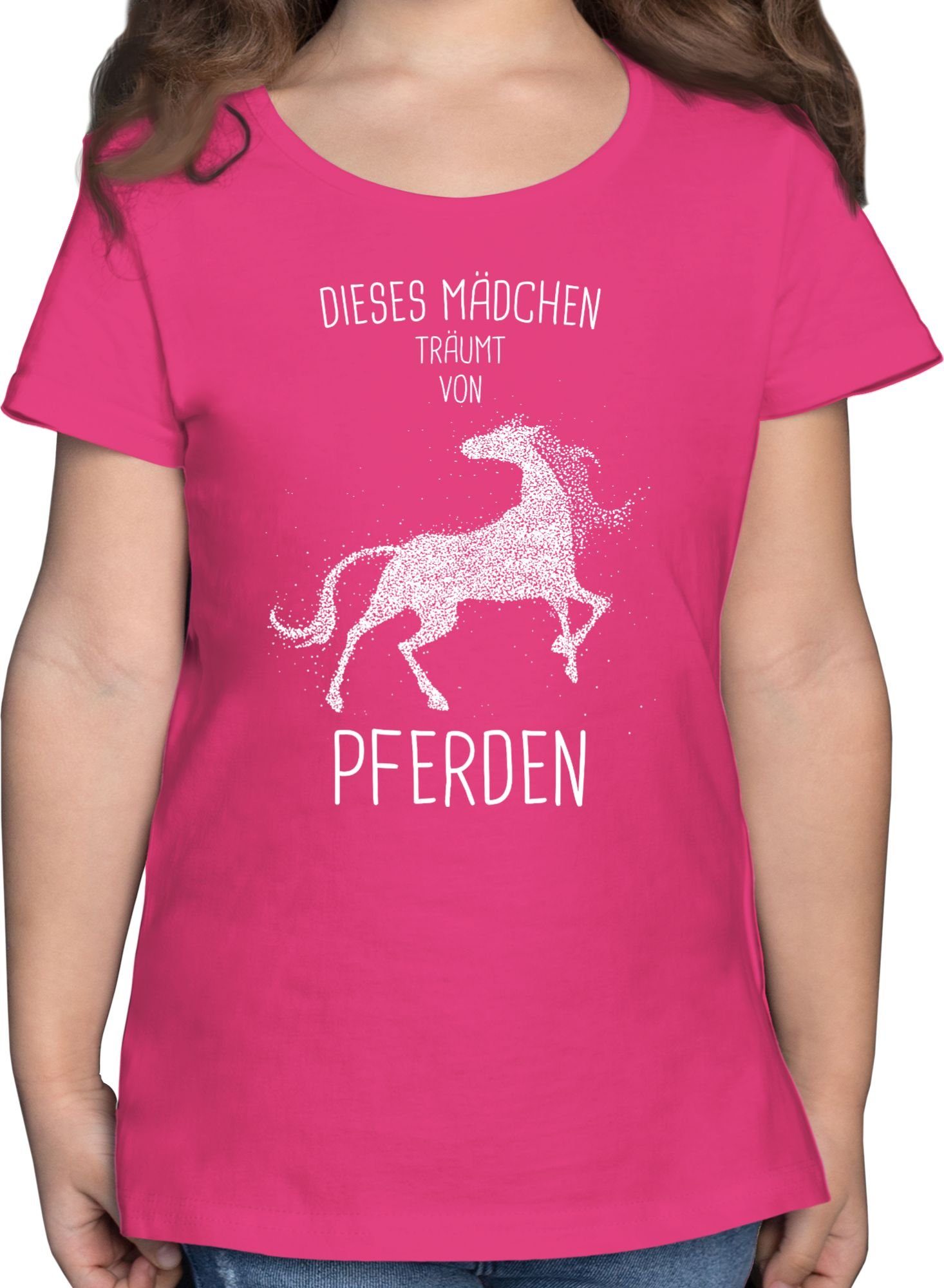 Shirtracer TShirt »Dieses Mädchen träumt von Pferden Statement