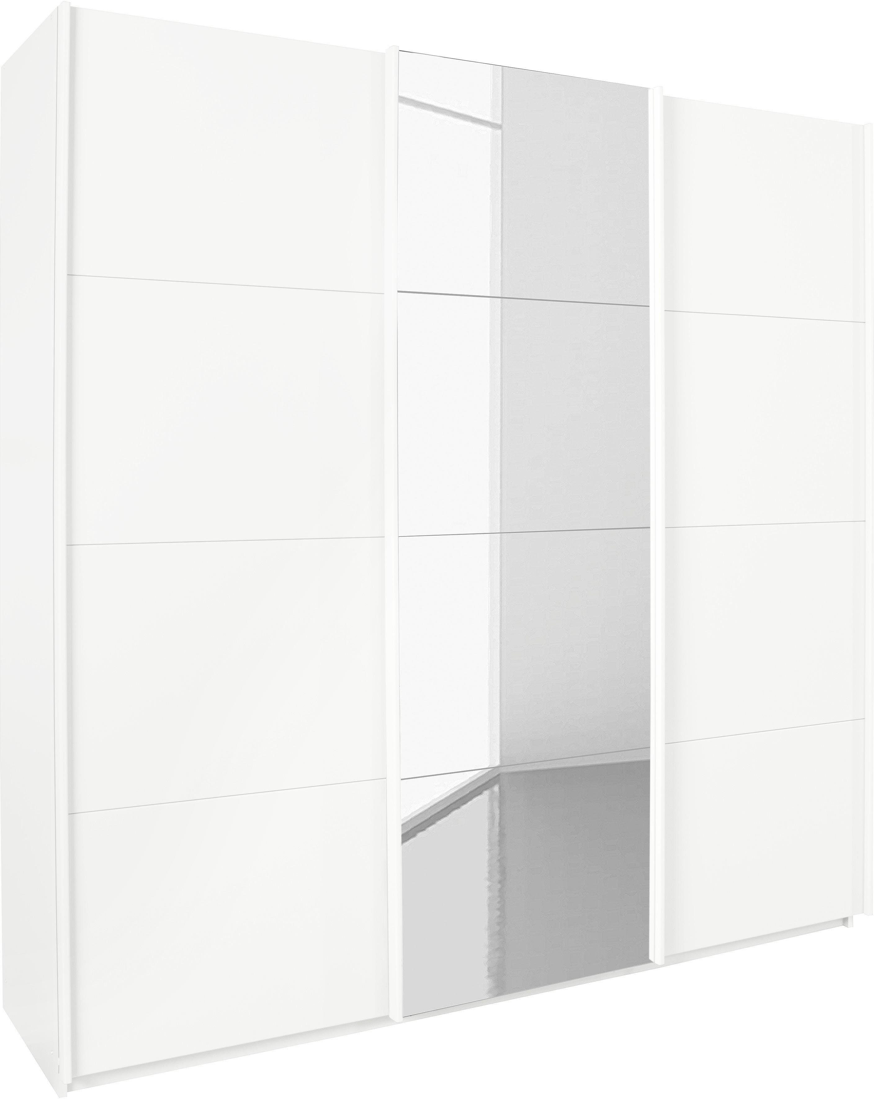 rauch Schwebetürenschrank Kleiderschrank Schrank Garderobe Wäscheschrank KEPAN inkl. Schubladen-Einsatz und extra Einlegeböden MADE IN GERMANY