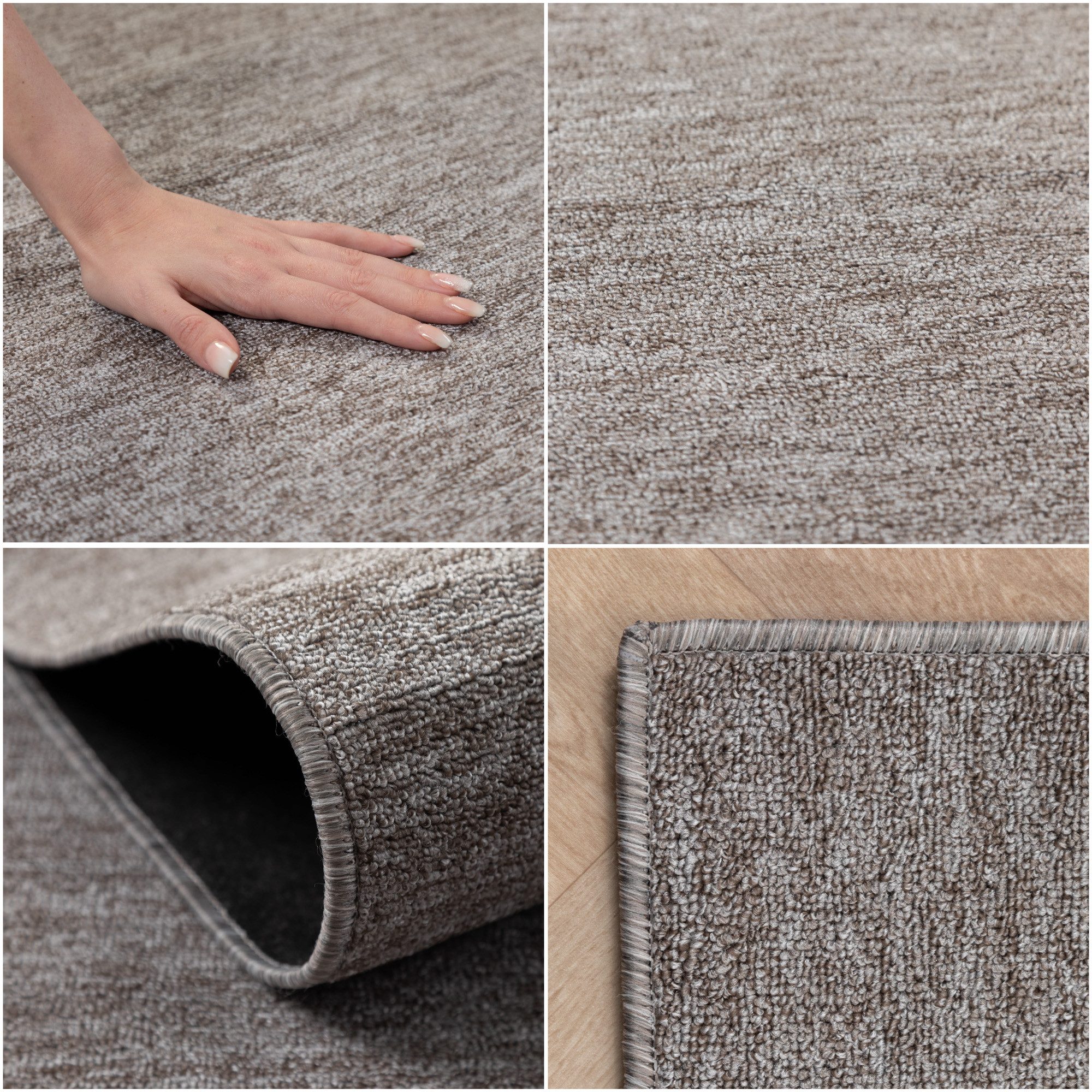 Carpettex Schlingenteppich Unicolor - Einfarbig, Läufer, Höhe: 7 mm, Kurzfl günstig online kaufen