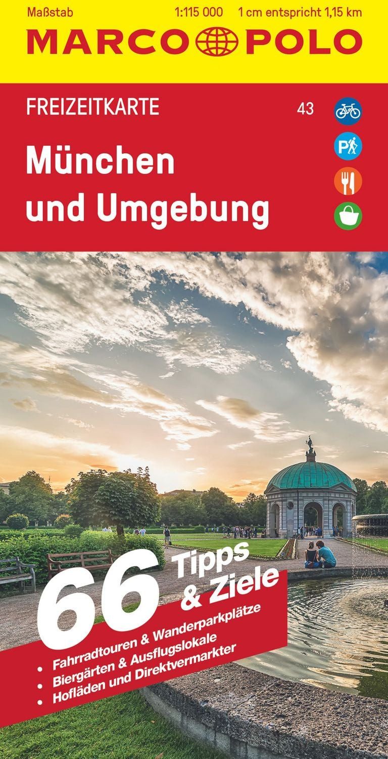 MARCO POLO Freizeitkarte 43 München und Umgebung 1:110.000 / Marco Polo Verlag
