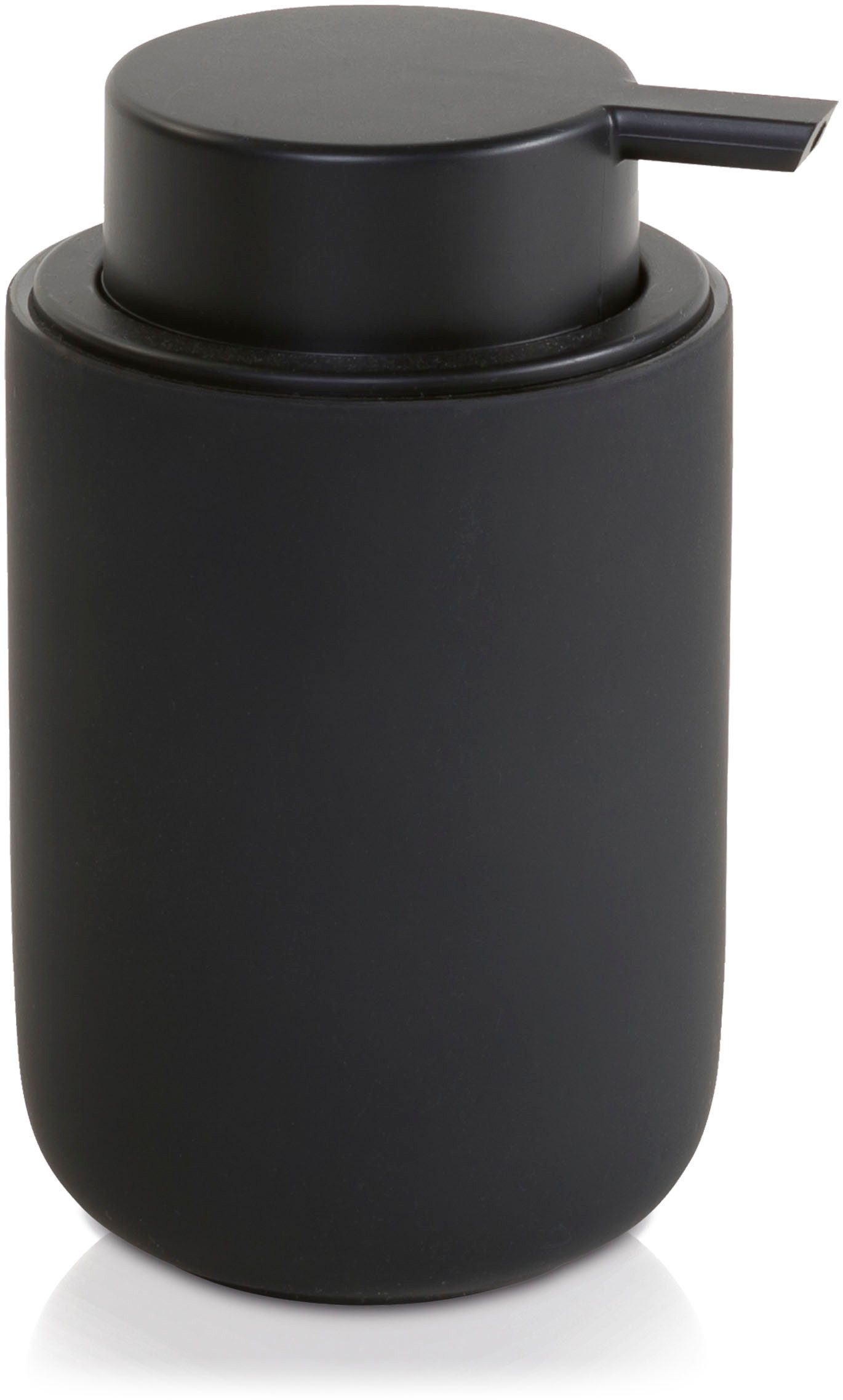 Möve Seifenspender Black Velvet, Keramik beschichtet, 190 ml