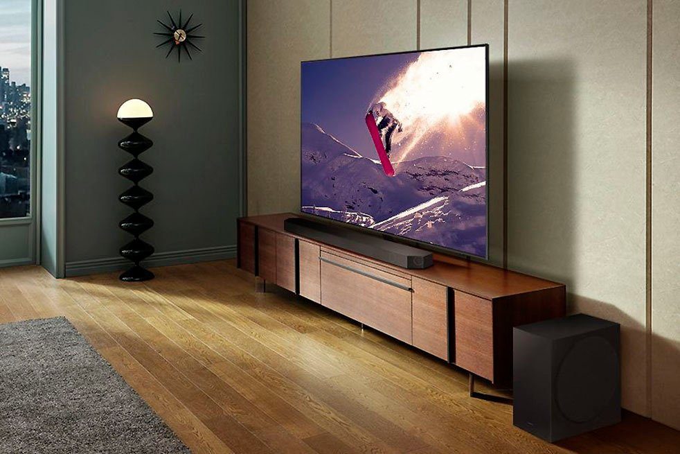 Samsung HW-Q810GC Soundbar (360 Sound 5.1.2-Kanal System, Dolby W, Atmos & Kabelloses DTS:X)