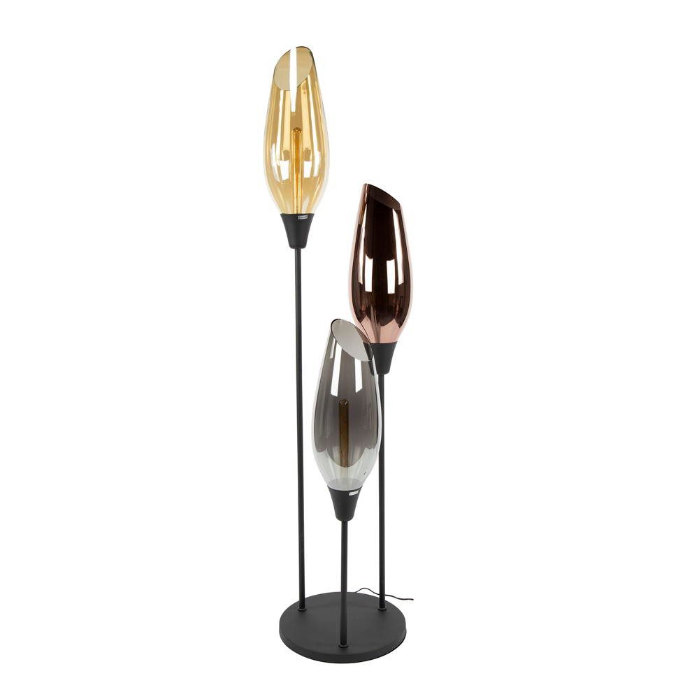 famlights Stehlampe Stehleuchte Debbie in Mehrfarbig und Schwarz E27