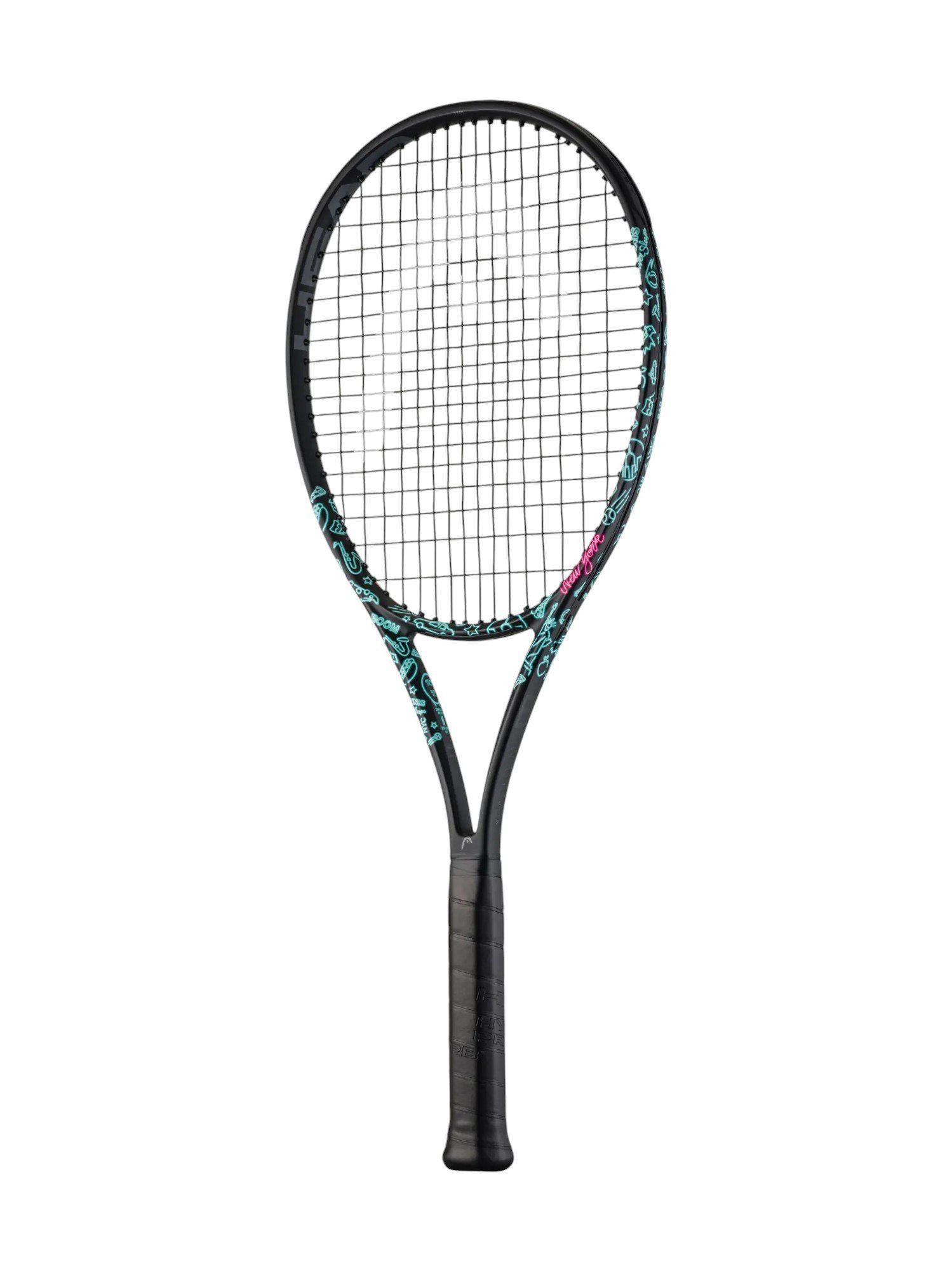 Tennisschläger Boom MP L Neon 100in/270g 2025 schwarz - unbesaitet