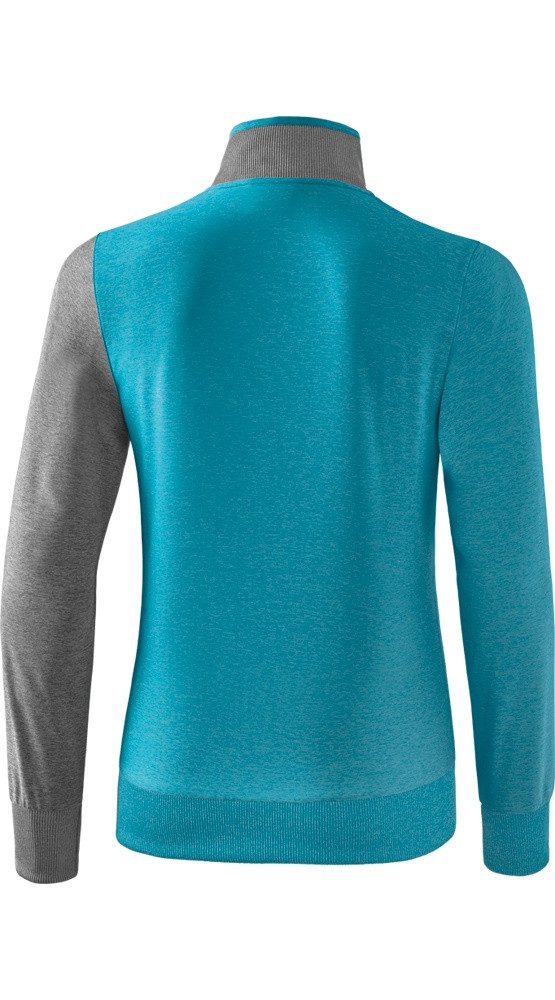 Erima Trainingsjacke 5C (elastisch, feuchtigkeitsregulierend) türkis/grau/w günstig online kaufen