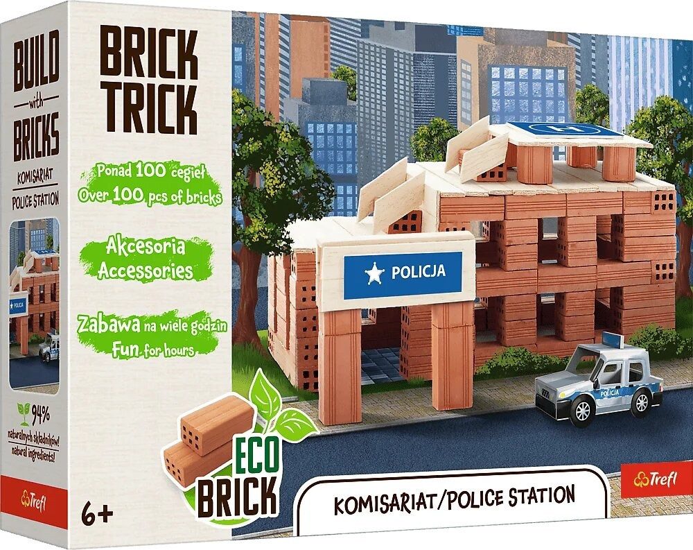 Trefl Spiel-Polizeistation TREFL BRICK TRICK Polizeistation M 100 dls