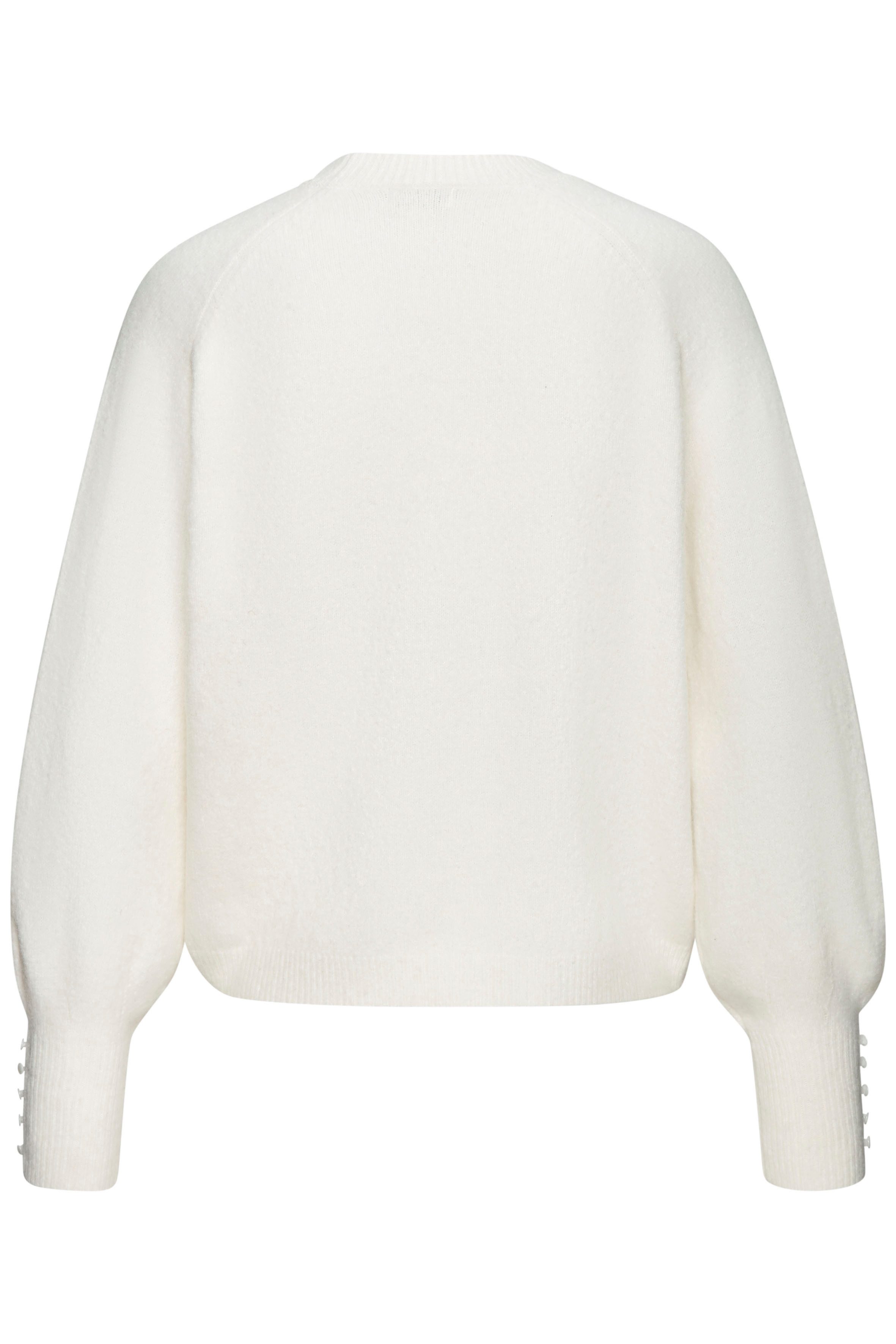 LASCANA Rundhalspullover mit Zierknöpfen, Winterpullover, kuscheliges Basic