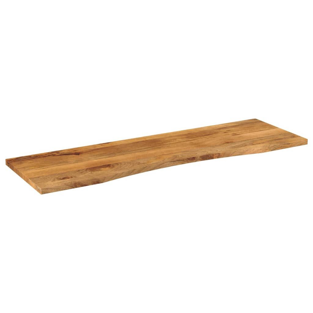 vidaXL Tischplatte Schreibtischplatte mit Aussparung 160x50x2,5cm Massivholz