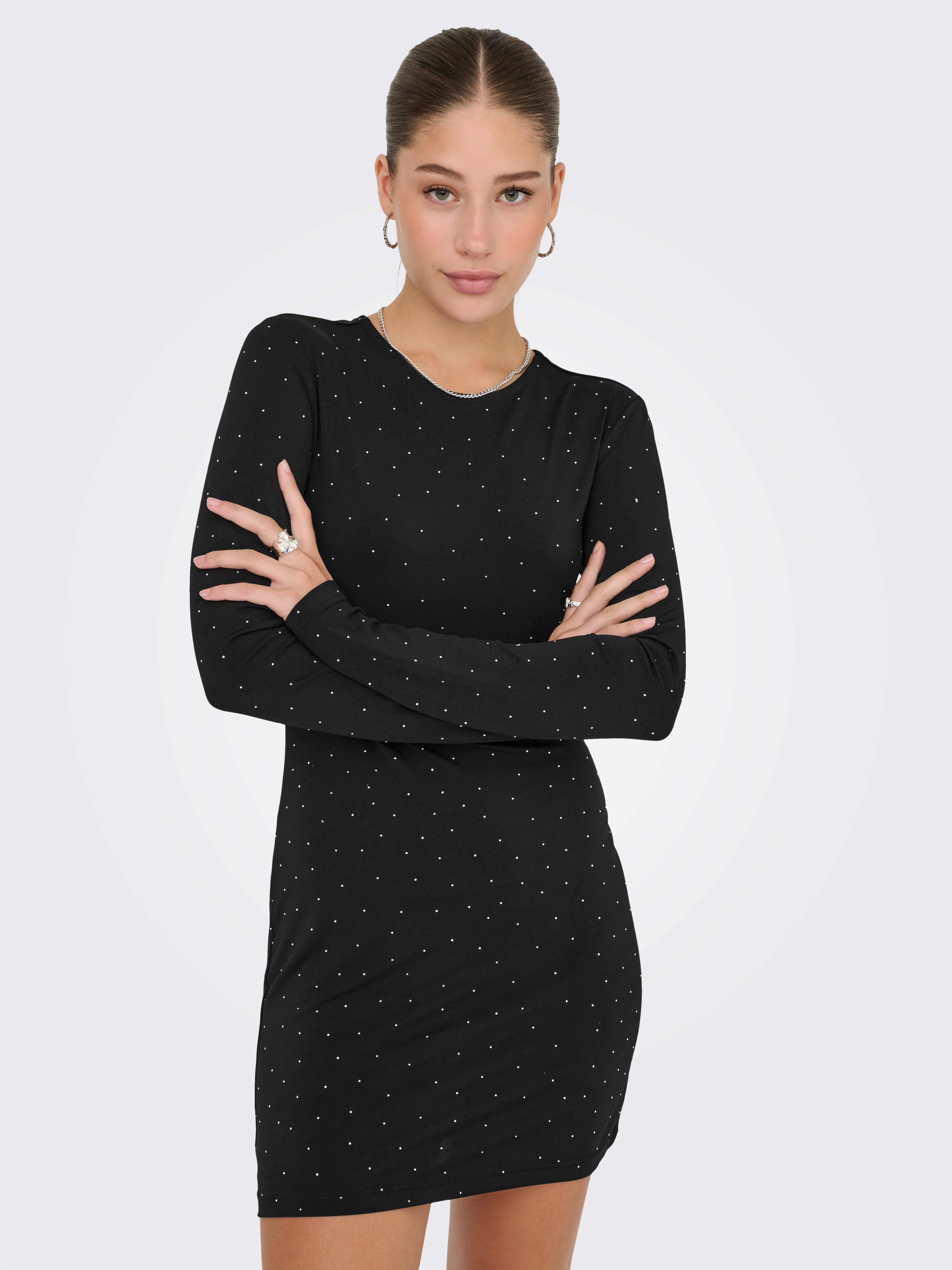 ONLY Minikleid ONLZITA L/S O-NECK SHORT günstig online kaufen