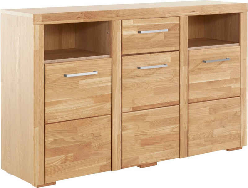 Woltra Sideboard Falco, Fronten in Massivholz