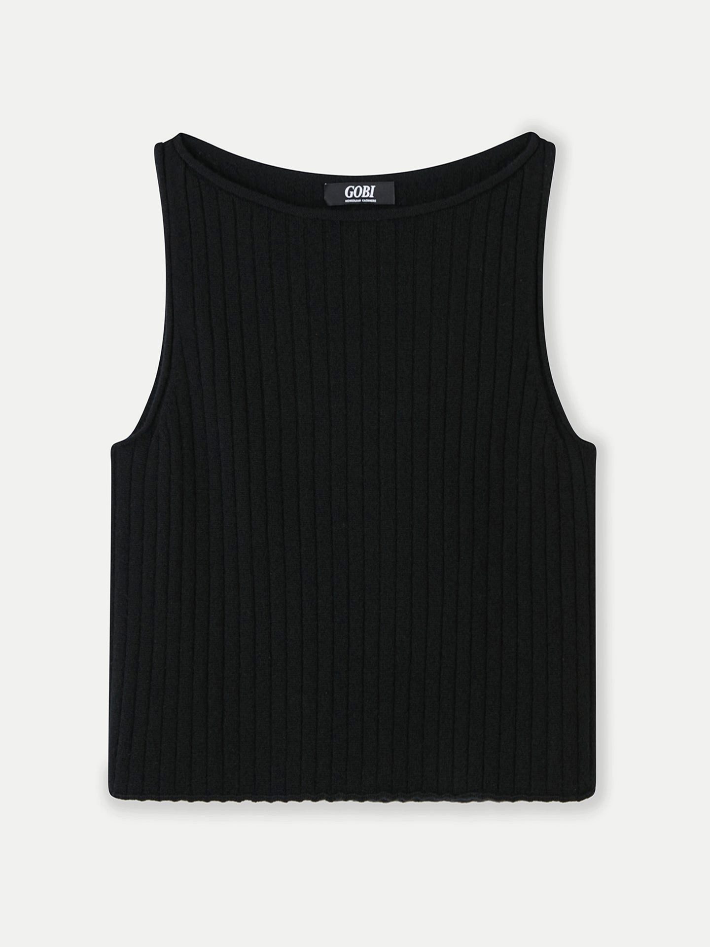 Stricktop Kaschmir-Crop-Top