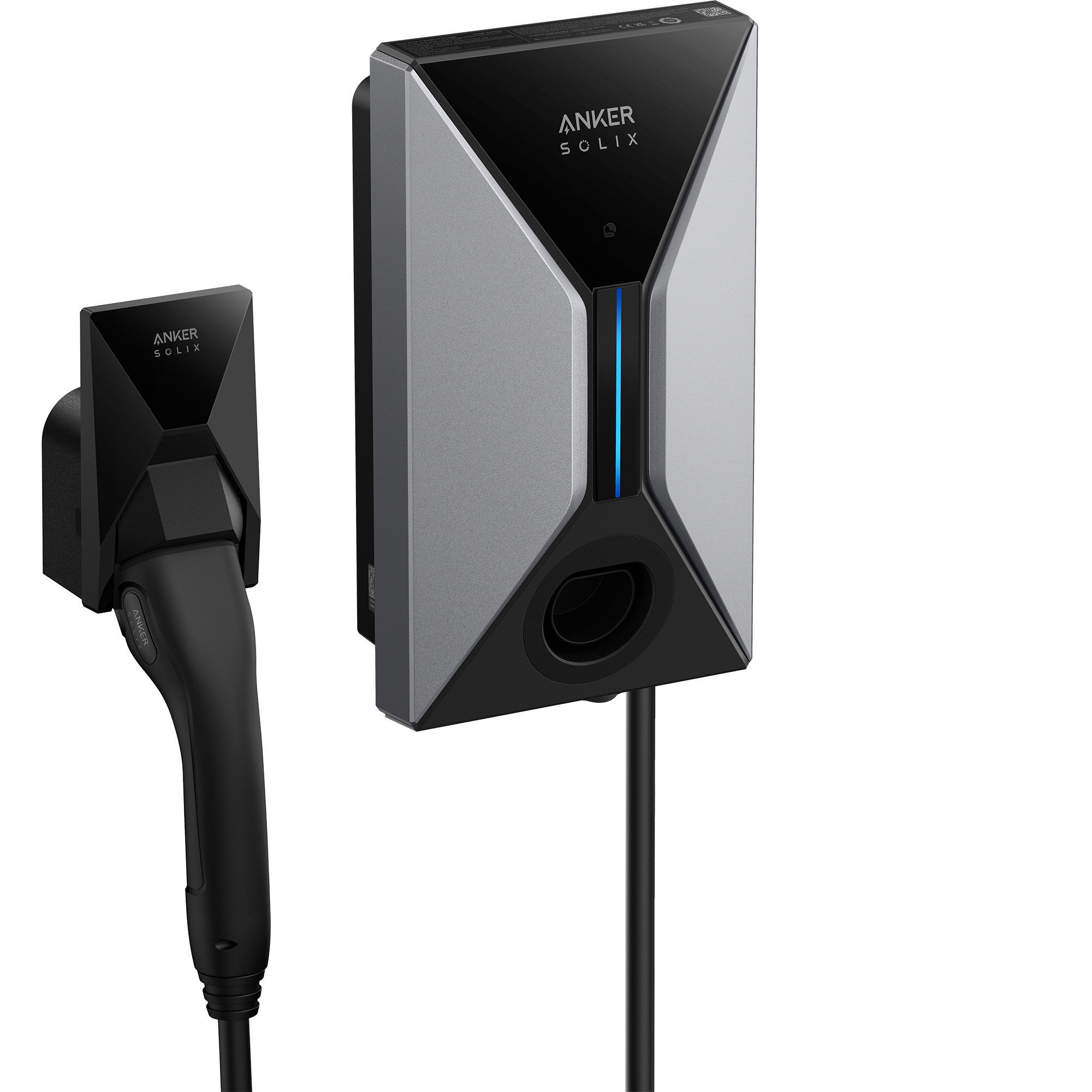 Anker Elektroauto-Ladestation Anker SOLIX V1 Wallbox 7,4KW, 32A 1-phasig, (mit 5