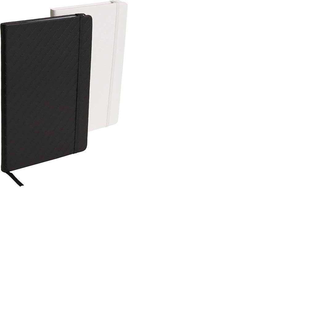 URBAN CLASSICS Notizbuch Pocketbook Notizbuch Reisetagebuch Logo Prägung Fixierband 2er Pack