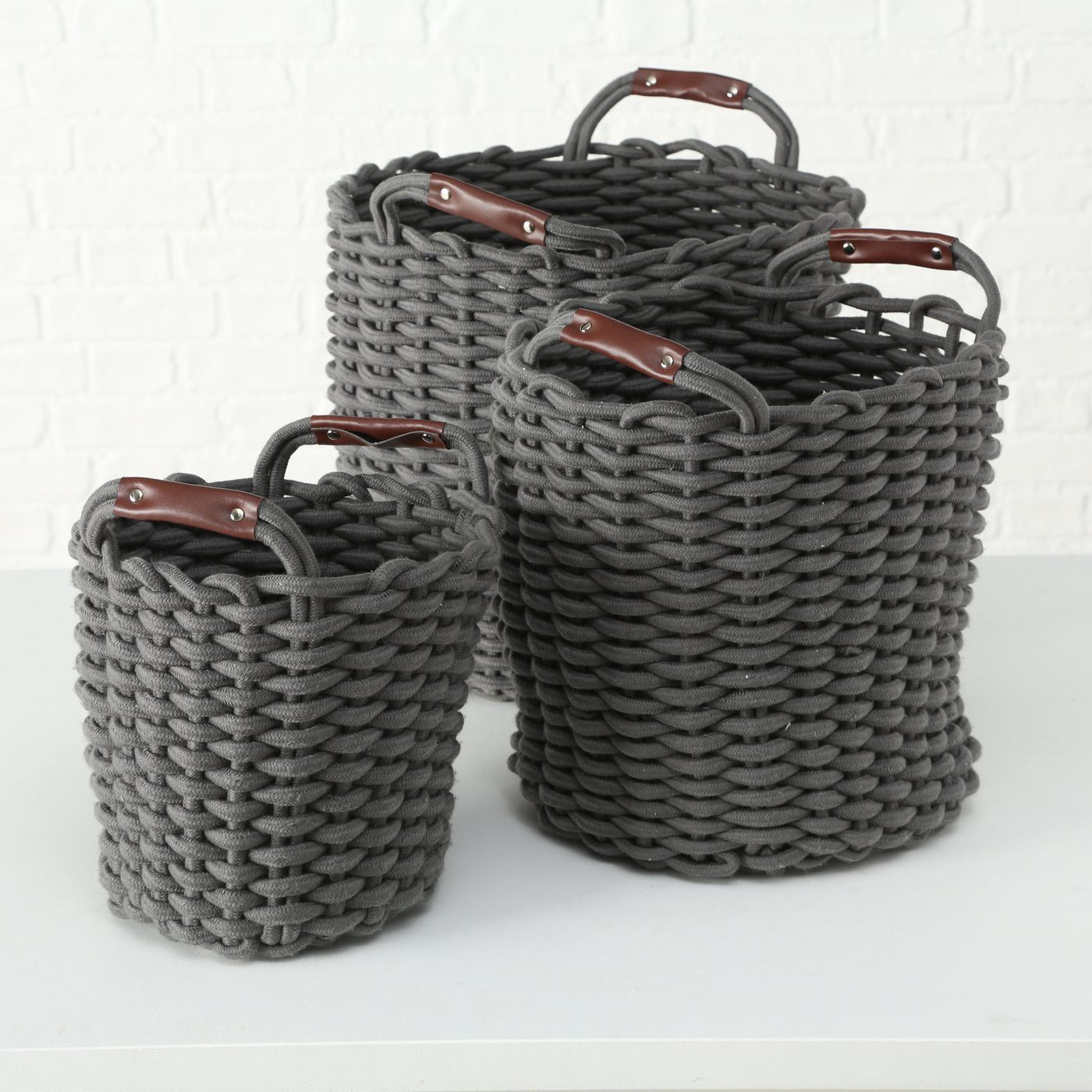 BOLTZE Aufbewahrungskorb Aufbewahrungskorb Set Cathrin 3tlg günstig online kaufen