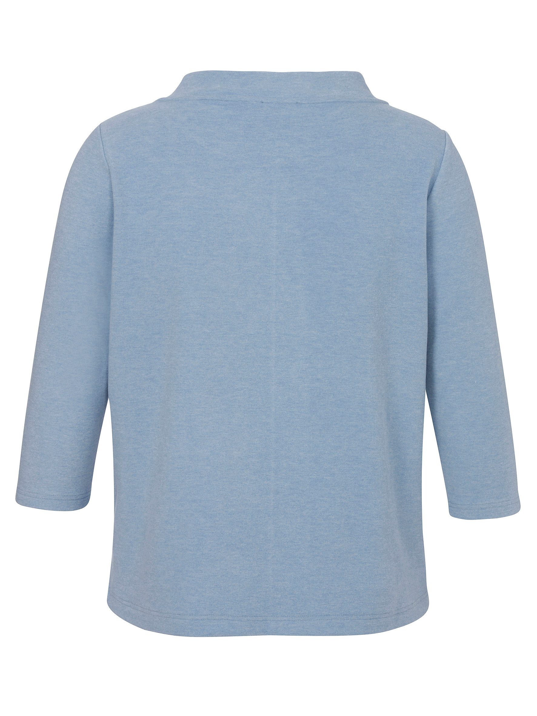 VIA APPIA Sweatshirt Sweatshirt Stehkragen 3/4 Arm