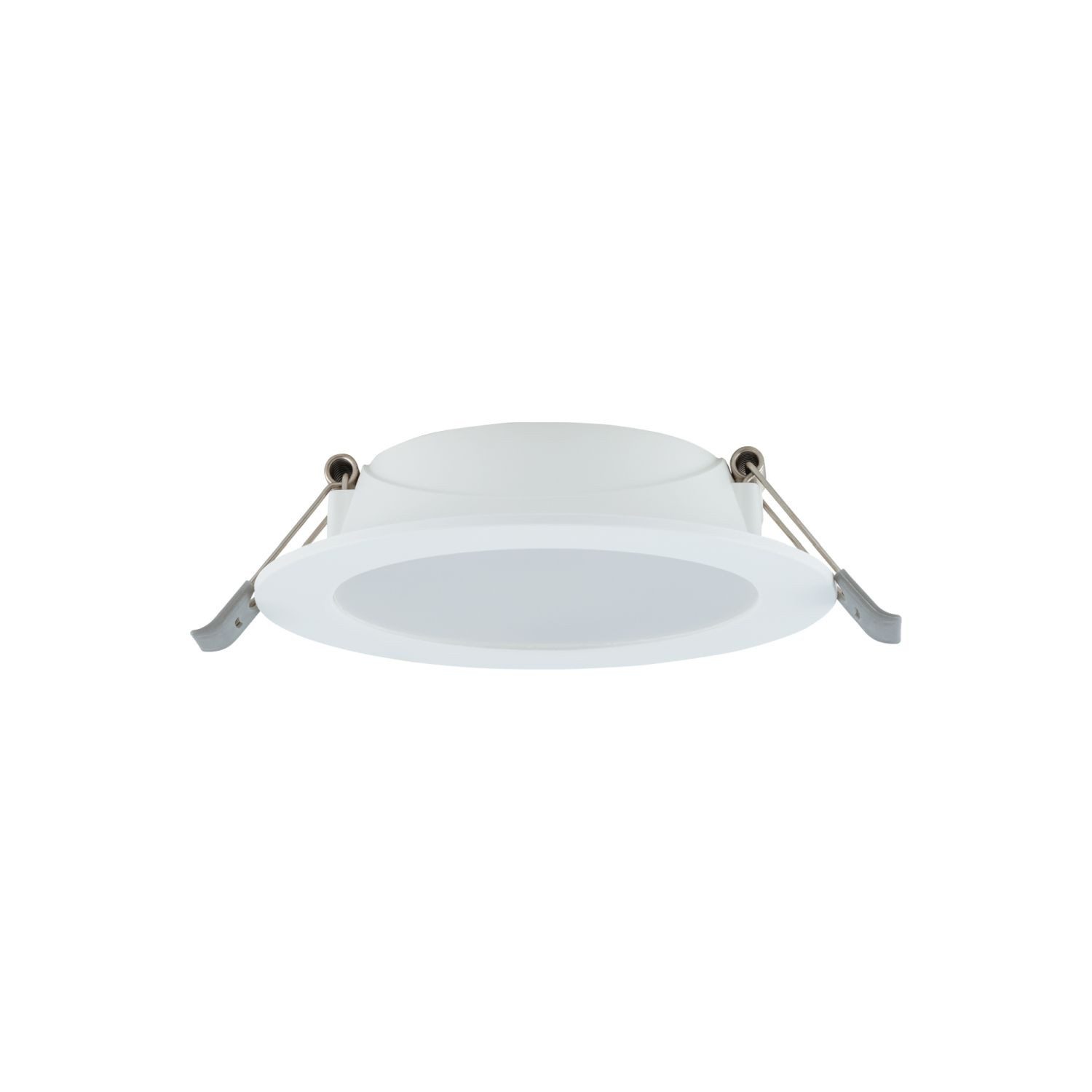 Licht-Erlebnisse Einbauleuchte BASKO, LED fest integriert, Neutralweiß, LED rund D: 11,5 cm 4000 K 390 lm Modern