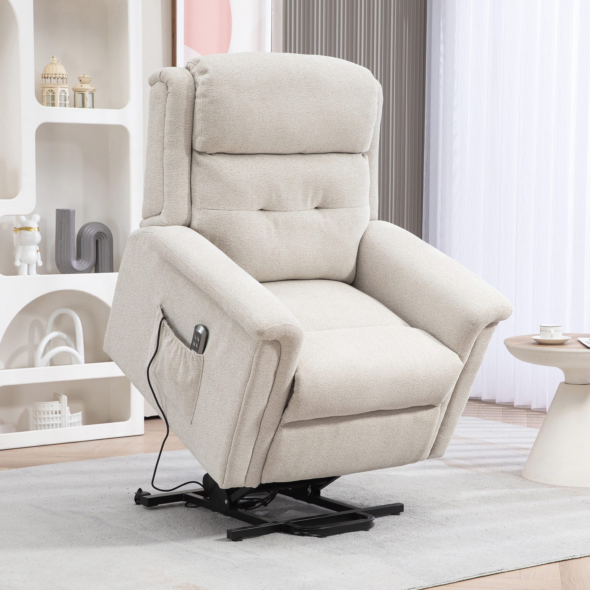 HOMCOM Massagesessel Elektrischer Aufstehsessel mit 2 günstig online kaufen