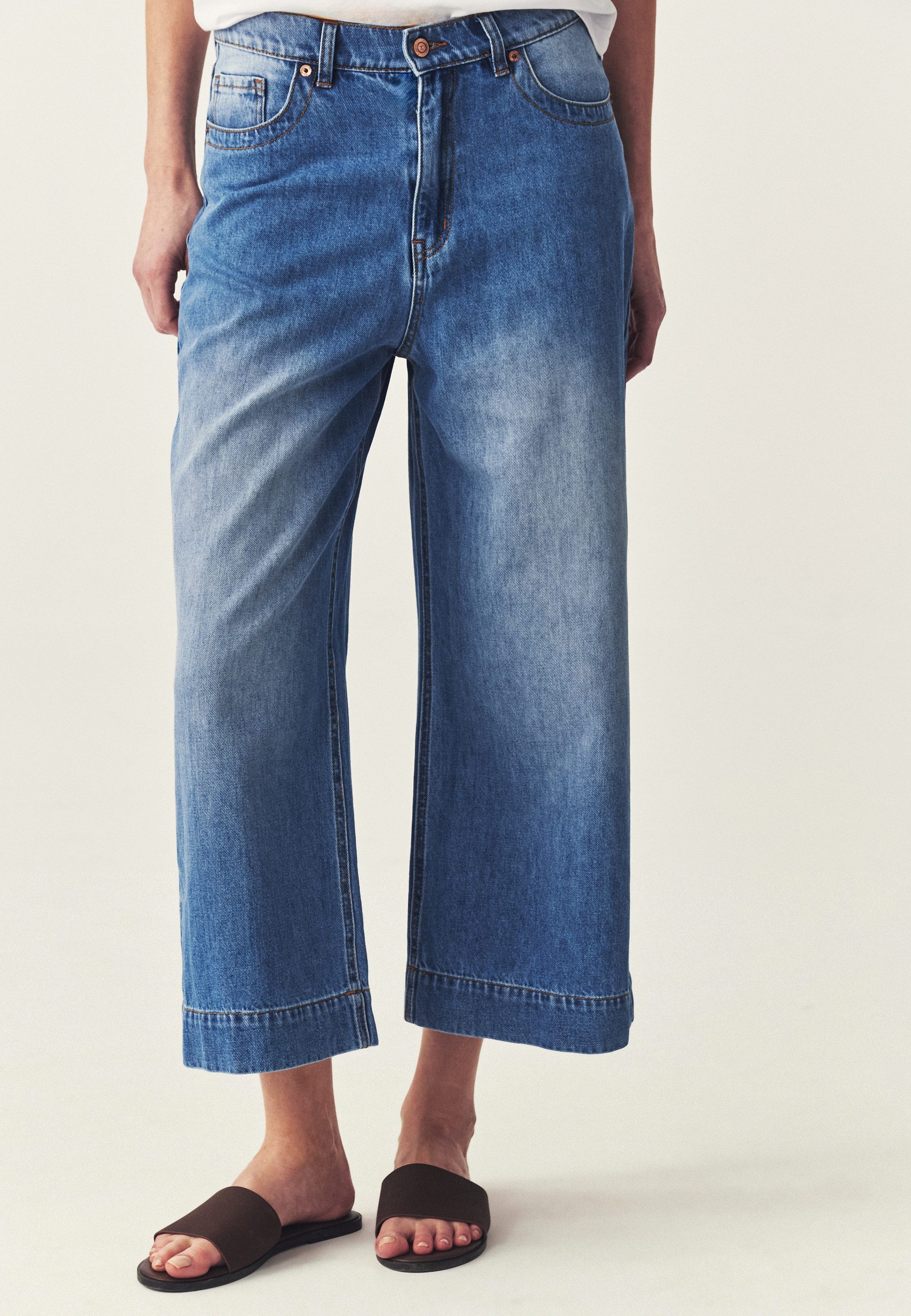 TATUUM Straight-Jeans Weite Denimhose - Ravey