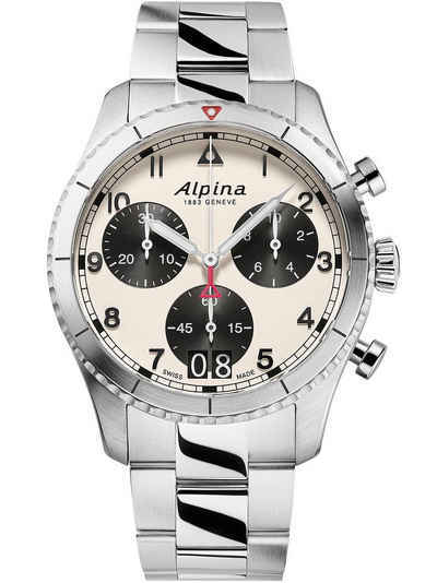 Alpina Schweizer Uhr Alpina AL-372WB4S26B Startimer Pilot Chronograph H